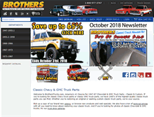 Tablet Screenshot of brotherstrucks.com